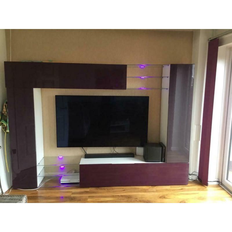 Living room Furniture set with lights