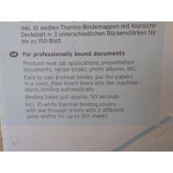 Thermal Document Binder A4 - new in box
