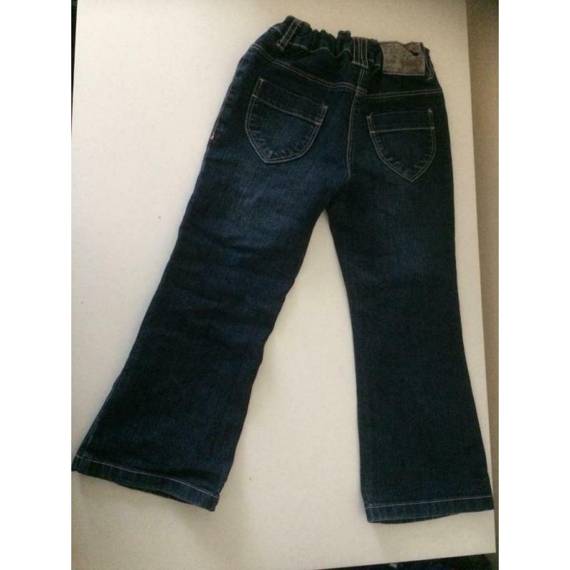 Jeans & Fleece Jumper Size 3-4 Years